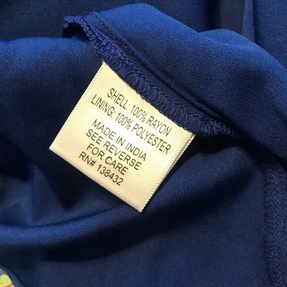 ModCloth Tropical Hawaiian Convertible Guests Welcome Summer Flowy Dress M new - Picture 14 of 16